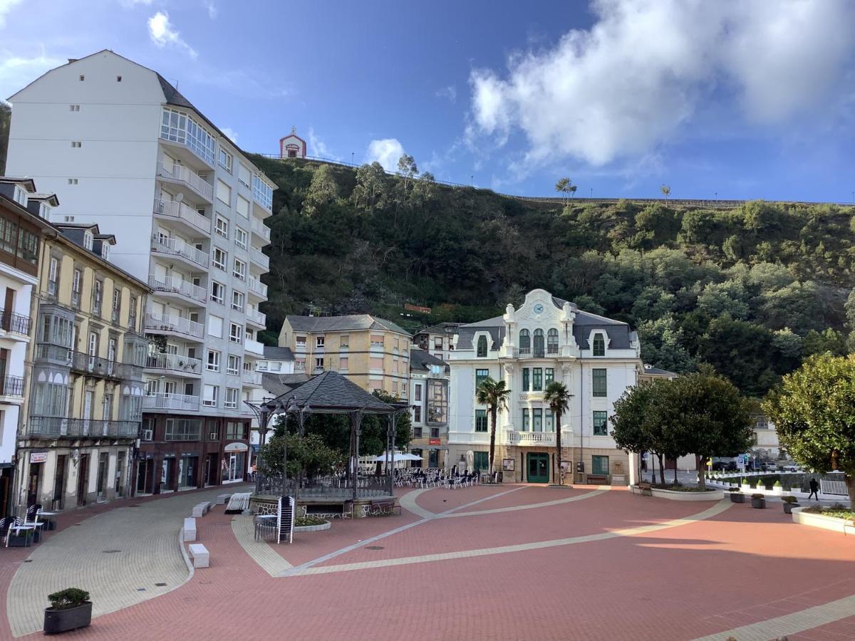 Apartamento El Parque Luarca Bagian luar foto